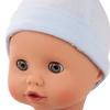 Gotz Muffin to Dress 13" Soft Cloth/Vinyl Baby Doll in Blue with Blue Sleeping Eyes view 2