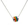 PHS International Rainbow Ring W/Rubber Rings Necklace view 1