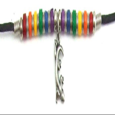 PHS International Gecko with Ceramic Beads Necklace