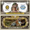 ENDANGERED TIGER Prank Bills (5 novelty bills) - Tiger Theme - Unisex - Ages Teen - Indoor Use - No Assembly Required view 1