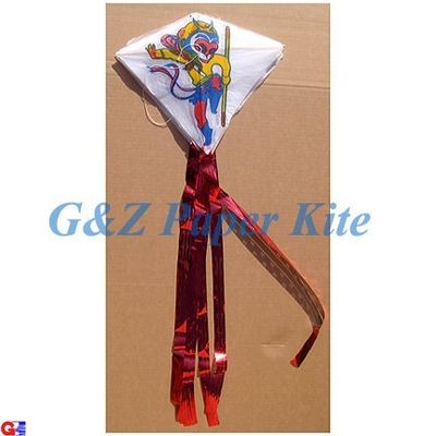 10 Mini Paper Kites on a String - Chinese Monkey King Train Kites