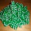 50 Green Dice - 16MM view 2
