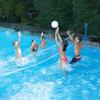 12ft In-Ground Swimming Pool Volleyball Game with Weighted Net Supports view 2