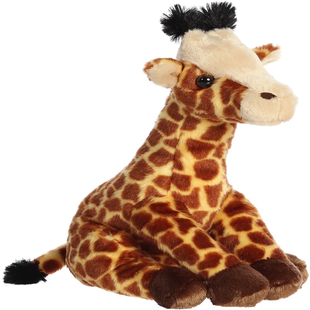 Aurora Adventurous Destination Nation Giraffe Stuffed Animal - Global Exploration - Learning Fun - Brown 11.5 Inches