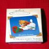 2002 HALLMARK ORNAMENT PUPPY LOVE DOG WITH KNIT HAT 12TH IN SERIES view 1