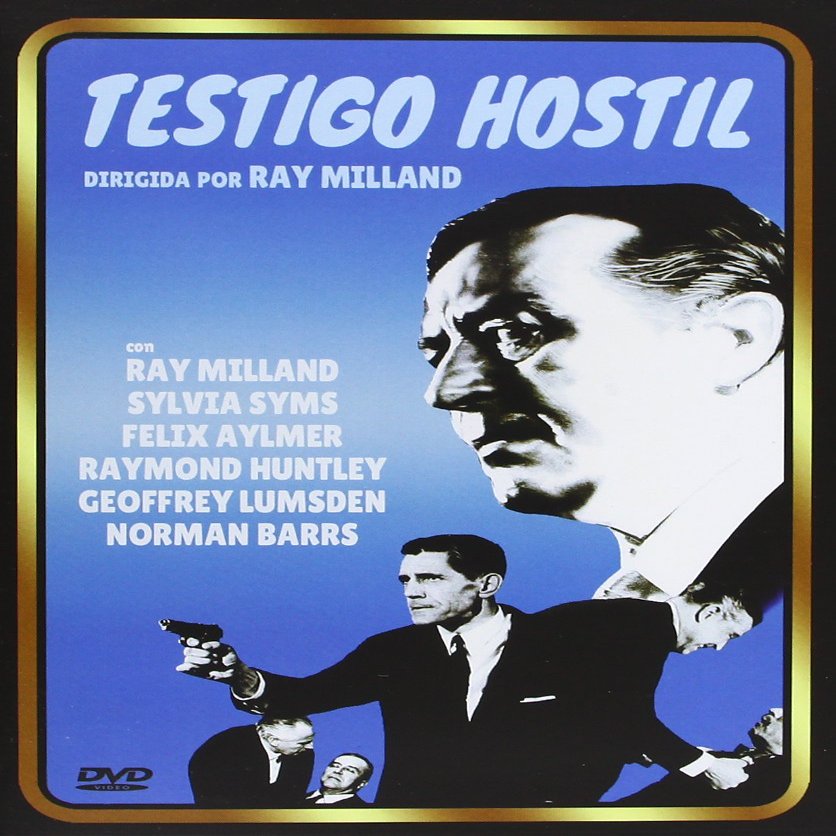 Testigo Hostil (Import Movie) (European Format - Zone 2) (2013) Ray Milland; Sylvia Syms; Felix Aylmer; Ray