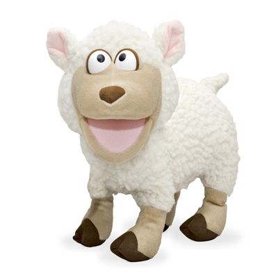 14" Silly Lamb, Sheep, Animal Hand Puppet