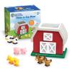 Learning Resources Hide-N-Go Moo, Farm Animal Toy, Barn Toys for Toddlers, 9 Pieces, Ages 2+ view 1