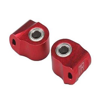 Yokomo IB-41307R Aluminum Lower Caster Block, 7, Red