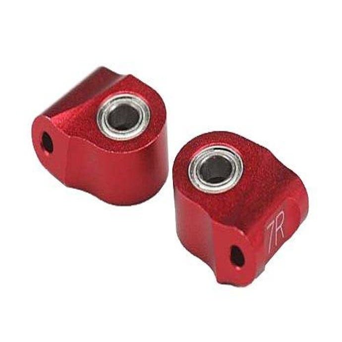 Yokomo IB-41307R Aluminum Lower Caster Block, 7, Red