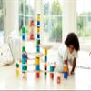 Hape Quadrilla Cyclone Wooden Marble Run Race Maze Construction Building Set| STEM Educational Learning Toys for Kids view 4