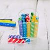 Fun Express Stripe & Polka Dot Sidewalk Chalk - 20 Pieces - Easter Basket Stuffer view 2
