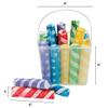 Fun Express Stripe & Polka Dot Sidewalk Chalk - 20 Pieces - Easter Basket Stuffer view 3