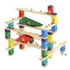 Hape Wooden Quadrilla Marble Run Vertigo Construction with Instruction| 134-PIECE STEM Educational Learning Toys for Kids view 1