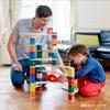 Hape Wooden Quadrilla Marble Run Vertigo Construction with Instruction| 134-PIECE STEM Educational Learning Toys for Kids view 2