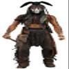 The Lone Ranger Series 1 Action Figure 7" Tonto view 1