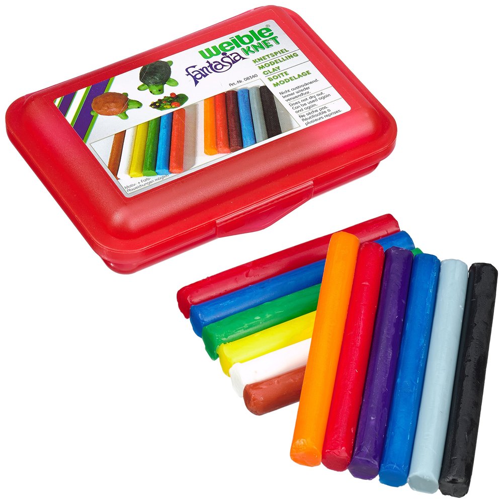 Creative Kids Toys Fantasy Clay School-claybox met 12 roll Fantasy Clay