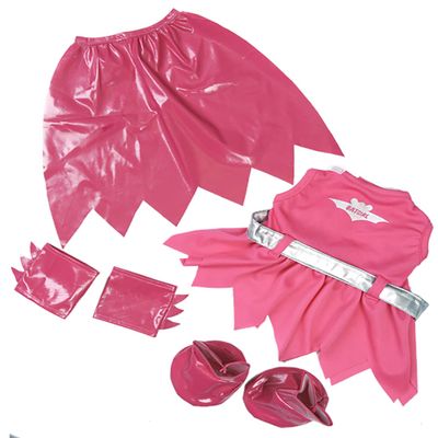 Bat Girl Outfit with Cape, Arm Bands, Boots & Silver Belt Fits Most 14"-18" Build-a-Bear & Make Your Own Stuffed Animals