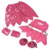 Bat Girl Outfit with Cape, Arm Bands, Boots & Silver Belt Fits Most 14"-18" Build-a-Bear & Make Your Own Stuffed Animals view 1