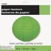 10" Round Lime Green Paper Lantern view 2