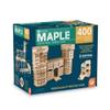 MindWare KEVA 400 Maple Wood Building Planks Set - Building Toy Includes 400 Wooden Blocks, 2 KEVA Balls, and Idea Book - Ages 5+ view 1