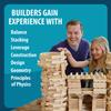 MindWare KEVA 400 Maple Wood Building Planks Set - Building Toy Includes 400 Wooden Blocks, 2 KEVA Balls, and Idea Book - Ages 5+ view 4