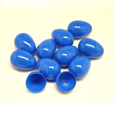 100 2.25 inch Plastic Blue Easter Eggs 100 Pieces
