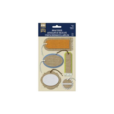 Naturals Collection - Burlap Stickers - Tags by Little Yellow Bicycle
