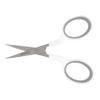 Westcott 4" Embroidery Scissors with Straight Titanium-Bonded Blades for Crafting, Sewing & More (White/Gray) view 2