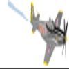 Daron Sky Fighter Flying Toy on a String , Grey view 2
