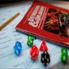 7 Die Polyhedral Dice Set - Translucent Green with Velvet Pouch By Wiz Dice view 2