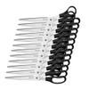 Westcott E-31111 00 Office Scissors Stainless Steel Blades and Black Plastic Handles Pack of 12) 26 cm view 1