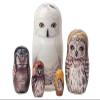 Golden Cockerel Snowy Owl Doll 5pc./6" view 1