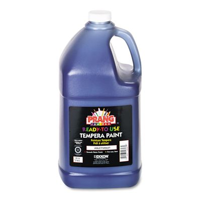 Prang 22806 Ready-to-Use Tempera Paint, Violet, 1 gal