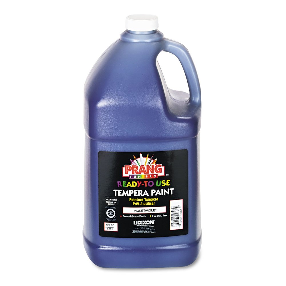Prang 22806 Ready-to-Use Tempera Paint, Violet, 1 gal