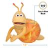 18" Silly Snail, Animal Hand Puppet, Ventriloquist Style view 3