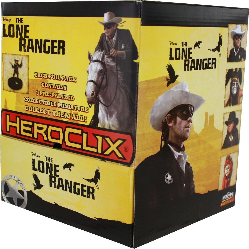 NECA Lone Ranger Heroclix 24 Ct Gravity Feed Display