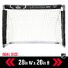 Franklin Sports Los Angeles Kings Mini Hockey Set - Knee Hockey Goal, Ball, & 2 Hockey Stick Combo Set - Mini Goal Net - NHL Official Hockey Set , 28" x 20" x 12" view 3