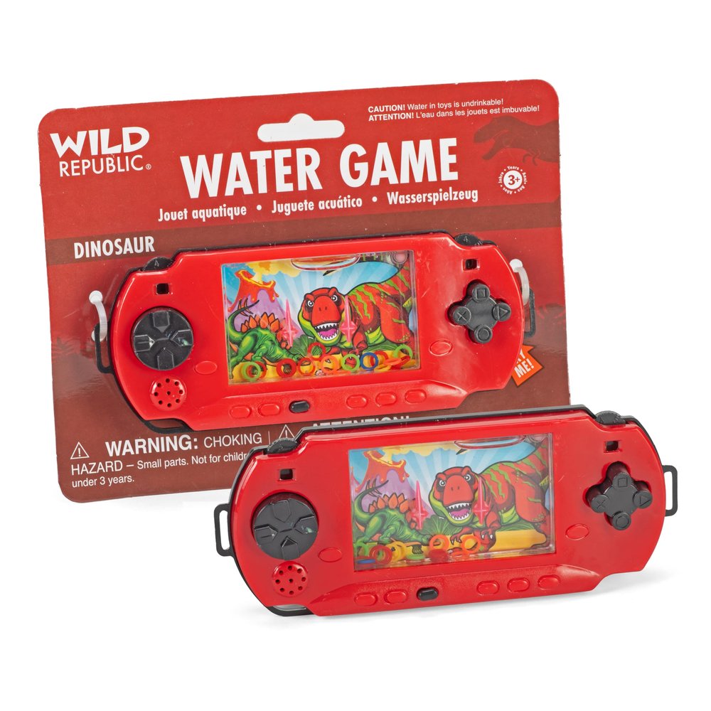 Wild Republic Water Games Dinosaur, Sensory Toys, Kids Gifts, Hand Held Toys, Party Favors, 6", Multicolor