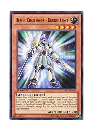REDU-EN008 Heroic Challenger - Double Lance () 1st Edition