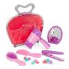 Battat Play Circle Hair Dryer with Sounds & Air Carrying Case Salon Accessories Pretend Play Toys Beauty Shop 3+ Years(15 Pieces) view 1