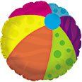 18" Beach Ball Mylar Balloon