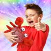 Puzzled Super Soft Red Crab Plush, 12" view 2