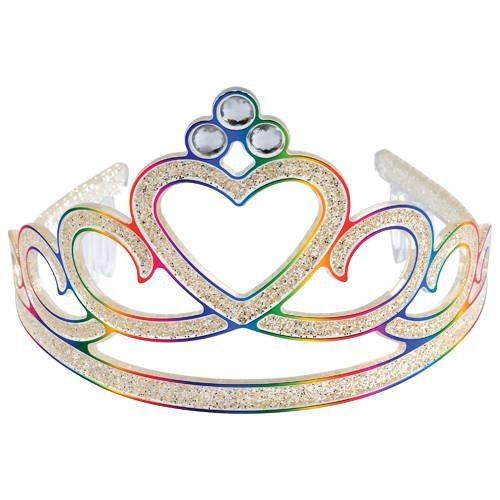 U.S. Toy Rainbow Glitter Tiara