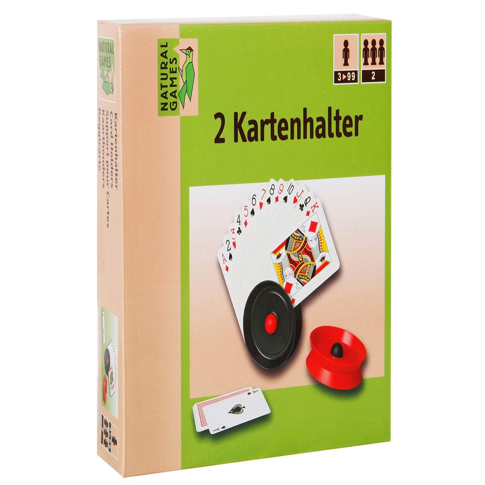 VEDES Grohandel GmbH - Ware Natural Games Card Holders Pack of 2