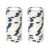 Brybelly Diamond Suited Poker Chips Versatile 11.5-gram Clay Composite  Pack of 50 (White) view 2