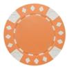 Brybelly Diamond Suited Poker Chips Versatile 11.5-gram Clay Composite  Pack of 50 (Orange) view 1