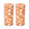 Brybelly Diamond Suited Poker Chips Versatile 11.5-gram Clay Composite  Pack of 50 (Orange) view 2