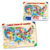 The Learning Journey Lift & Learn Puzzle - USA Map Puzzle for Kids - Preschool Toys & Gifts for Boys & Girls Ages 3 and Up - United States Puzzle for Kids - Award Winning Toys view 1