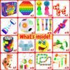 28 pcs Fidget Toys Pack, Party Favors, Autism Sensory Toys, Silent ADHD Toys for Boys & Girls, Squishy Figette Toys for Sensory Relief and Focus view 2